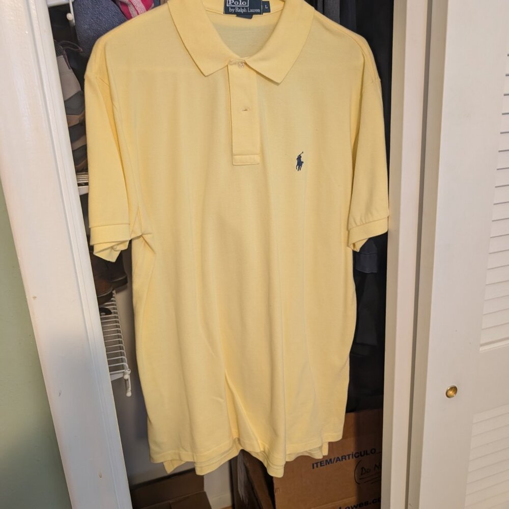 Yellow Polo Cotton Shirt